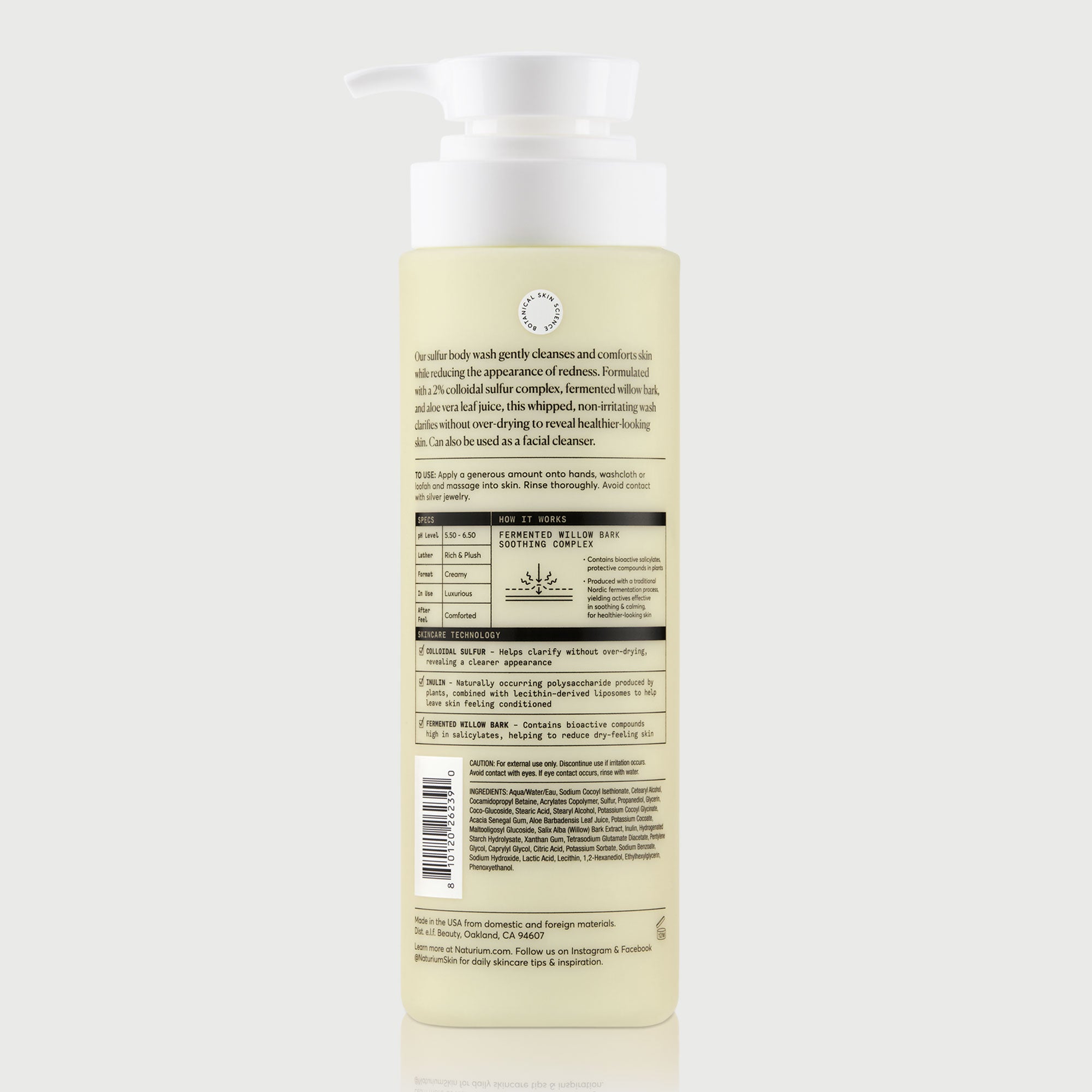 The Revealer Sulfur Body Wash